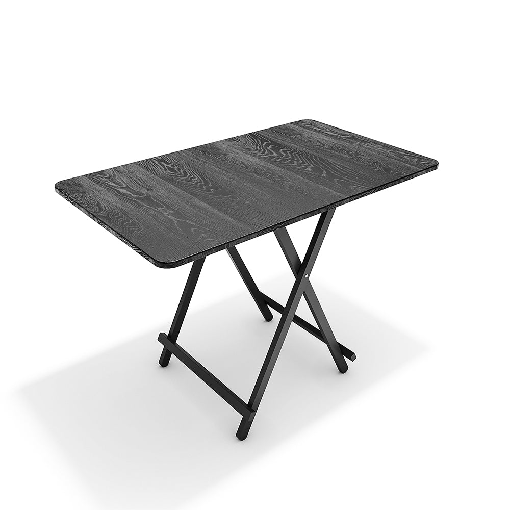 Folding Wooden Dining Table | 60cm x 100cm | Black