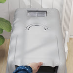 Stainless Steel Cat Litter Box With Removable Lid, Scoop, Grey | Grey