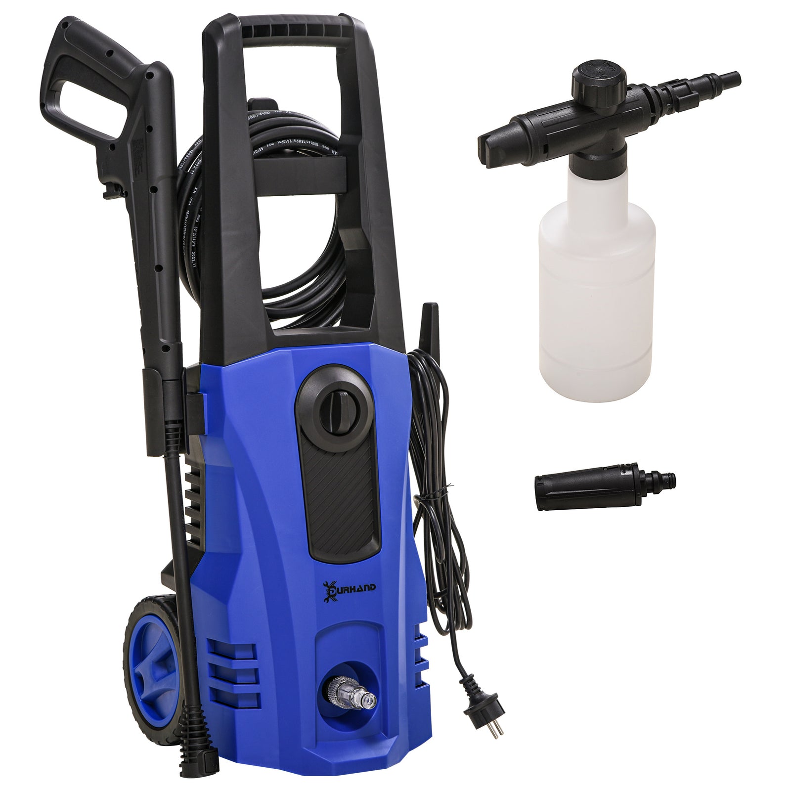 Garden 1800w Pressure Washer, 150 Bar, 6m Hose | Blue