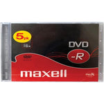 Dvd-r 5 Pack Jewel Case 5mm 16x Speed | Black