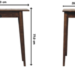 Artisan Furniture Solid Wood Nordic Writing Desk In Classic Grey
