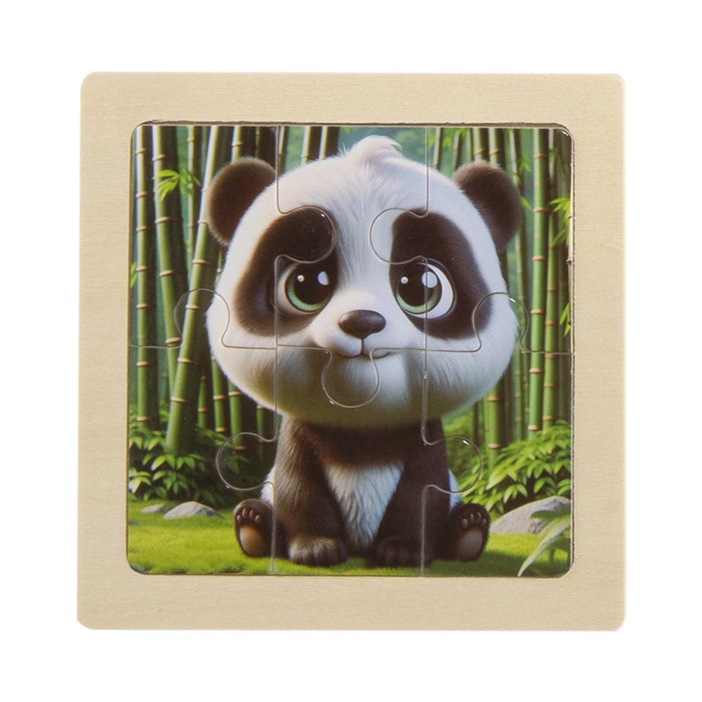 Wooden Toddler Animals Cognitive Jigsaw Puzzle Set