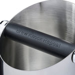 Steel Espresso Knock Box - Coffee Grounds Bin | Silver