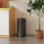 Kitchen Bin, 30 Litre Pedal Rubbish Bin With Removable Bucket | Black