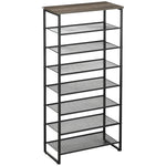 Shoe Rack, 8-tier Shoe Storage Shelf For 21-24 Pair Shoes