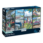 4 X 500 Piece  - Going Places 500 Piece Jigsaw Puzzle - Multi Pack