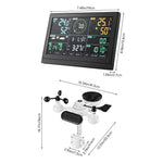 7-in-1 Wifi Weather Station With Outdoor Sensor – Lcd Colour Display, Solar Powered, Wind, Rain, Uv & Temperature Monitoring