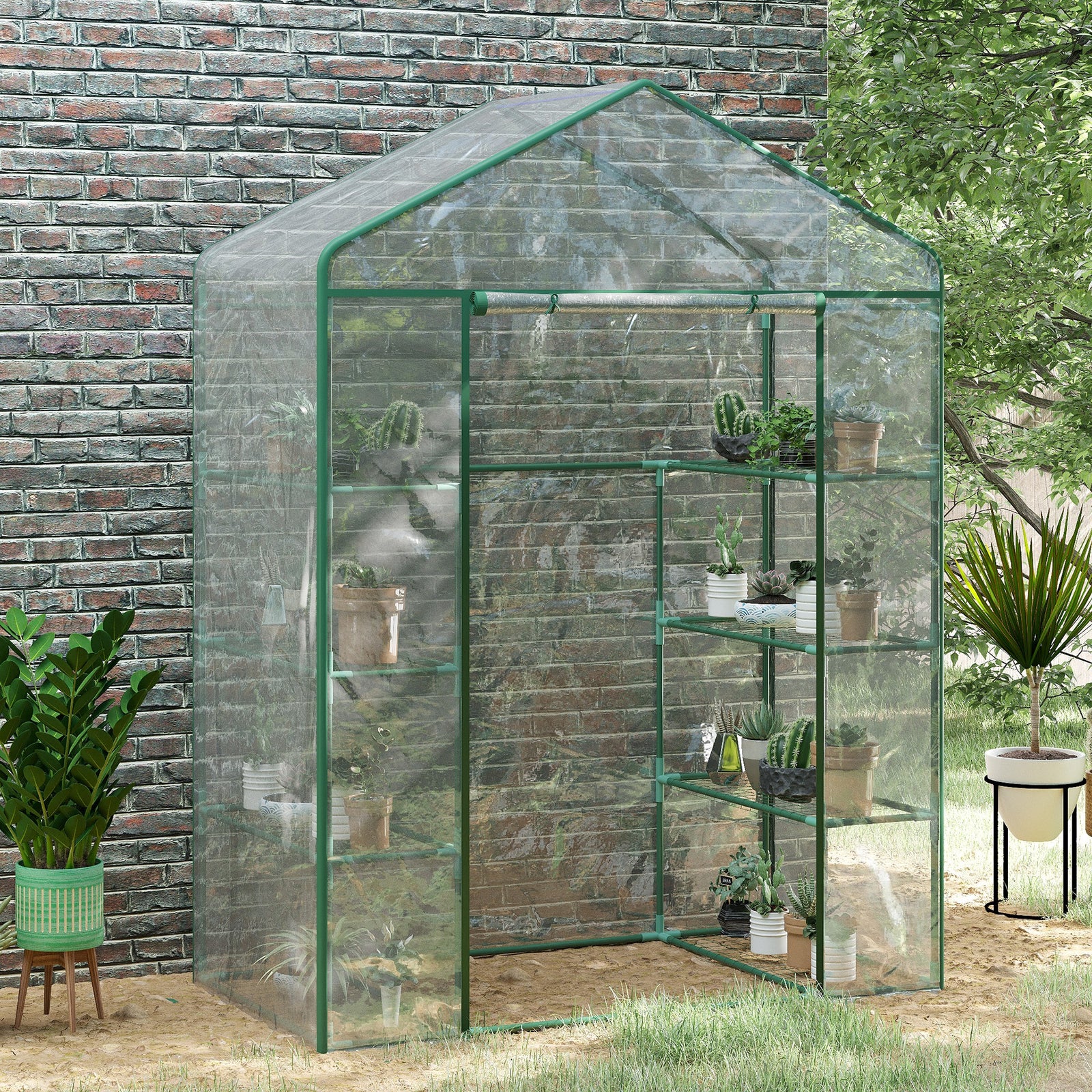 Walk-in Transparent Greenhouse