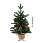 60.5cm Mini Christmas Tree With Lights