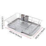 Metal Dish Drying Rack Dish Drainer Rack With A Removable Tray