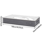 Fabric Clothes And Quilt Storage Box With Handles Foldable Organizer For Closet