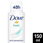 Fresh Anti-perspirant With 48h Sweat Protection Deo For Women 150ml, 6 Pack