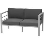 All-weather Garden Loveseat W/ Removable Cushions