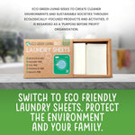 Non-Bio Laundry Detergent Sheets x 60 (Fragrance-Free)