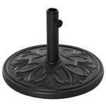 13kg Round Parasol Base Heavy Duty Cement Stand | Black