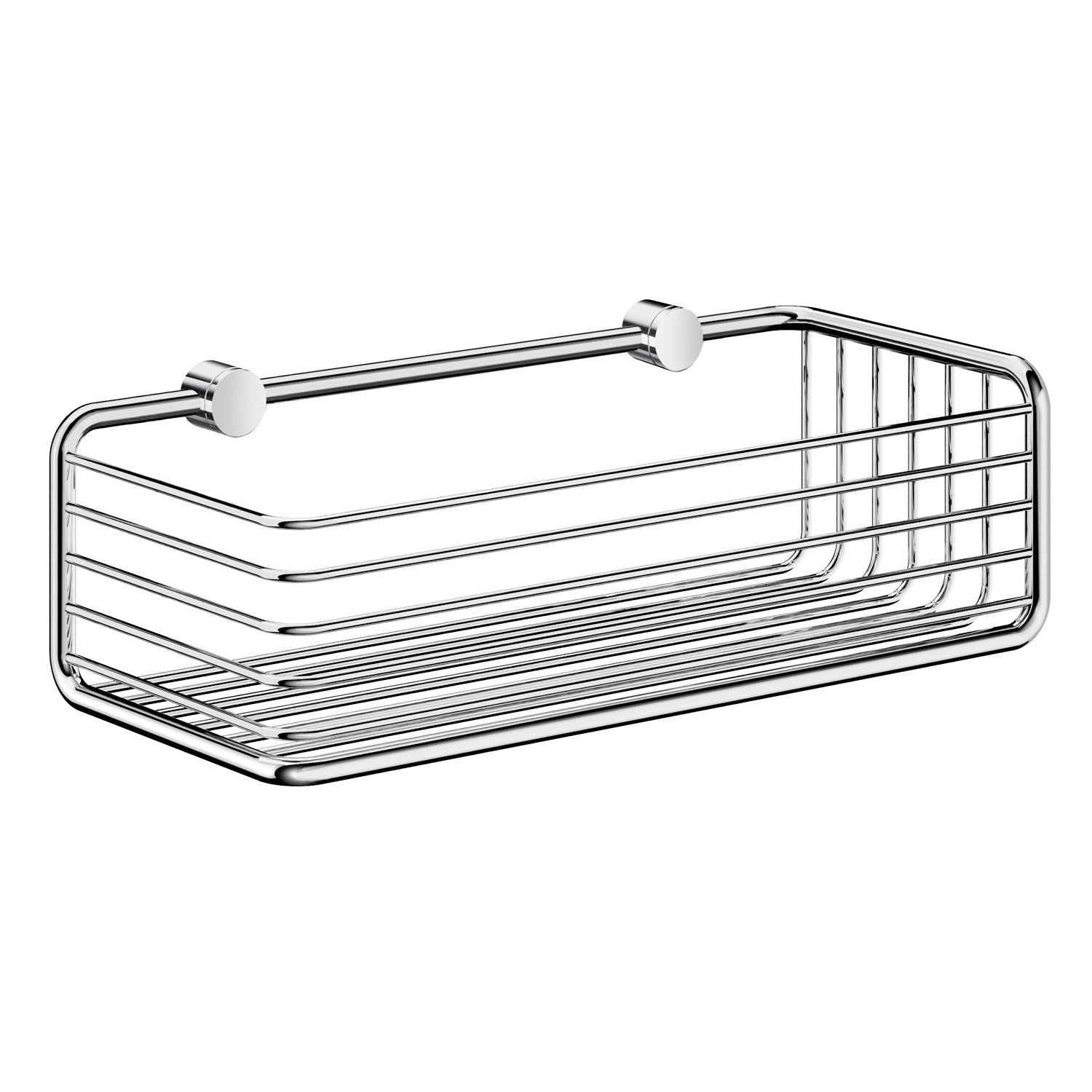 Polished Chrome Shower Basket Wall Mounted Soap Caddy | Polished Chrome