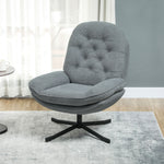 Accent Chair With Water-repellent Chenille Fabric