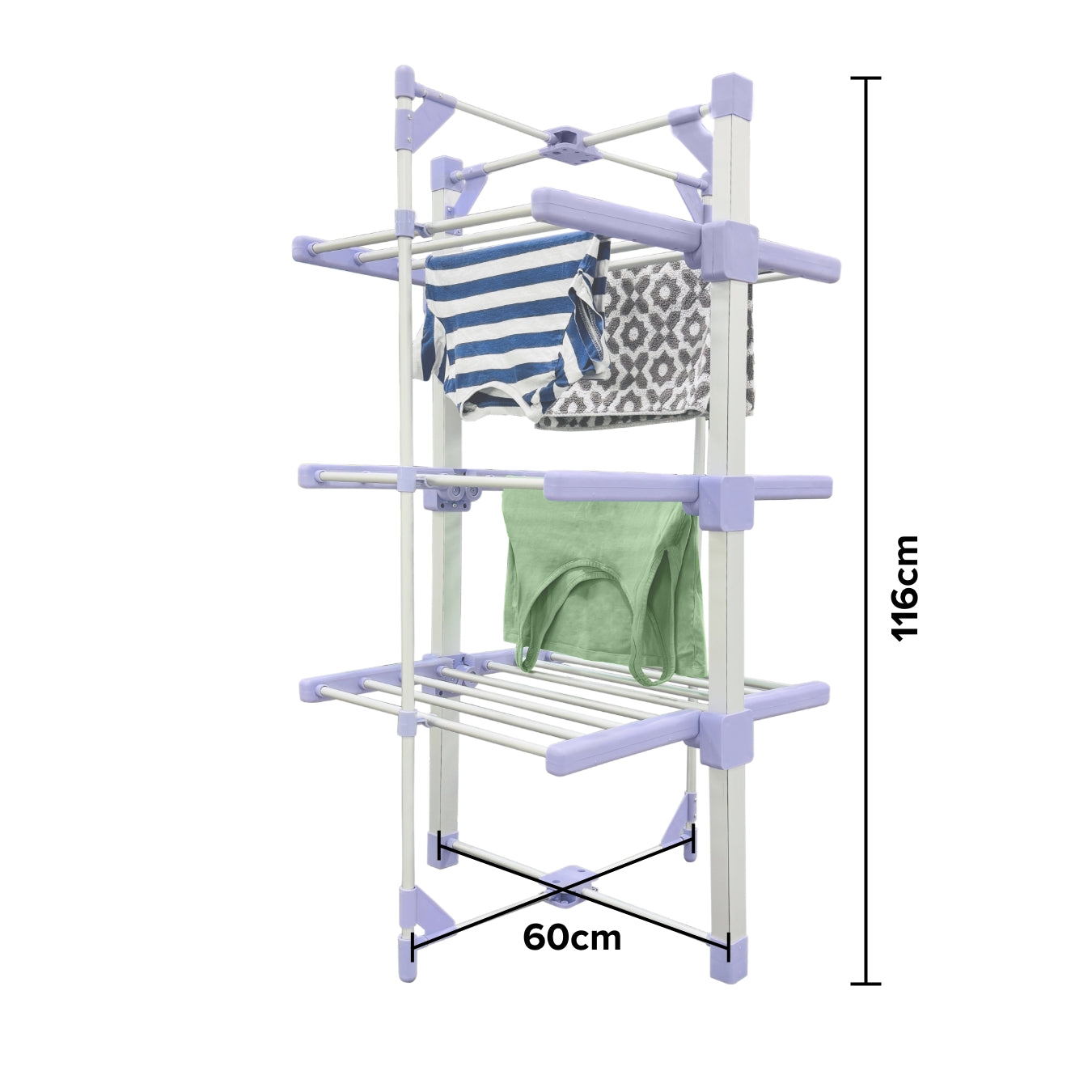 Speedi Dry - Compact 3-Tier Heated Airer with Bonus Insulated Cover