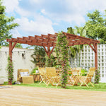 3.3x3.3m Wooden Pergola Kit