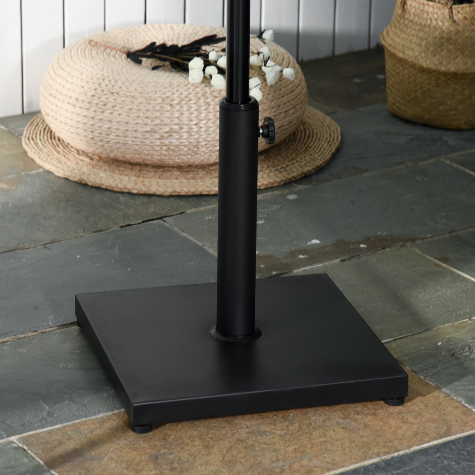 11kg Square Parasol Base, Black