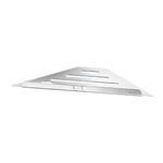 Bathroom Shower Grout Line Corner Shelf Storage Organiser | Polished Stainless Steel