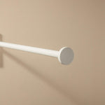 Single Arm Towel Rail, 30cm, Self-adhesive, White, Stick Collection
