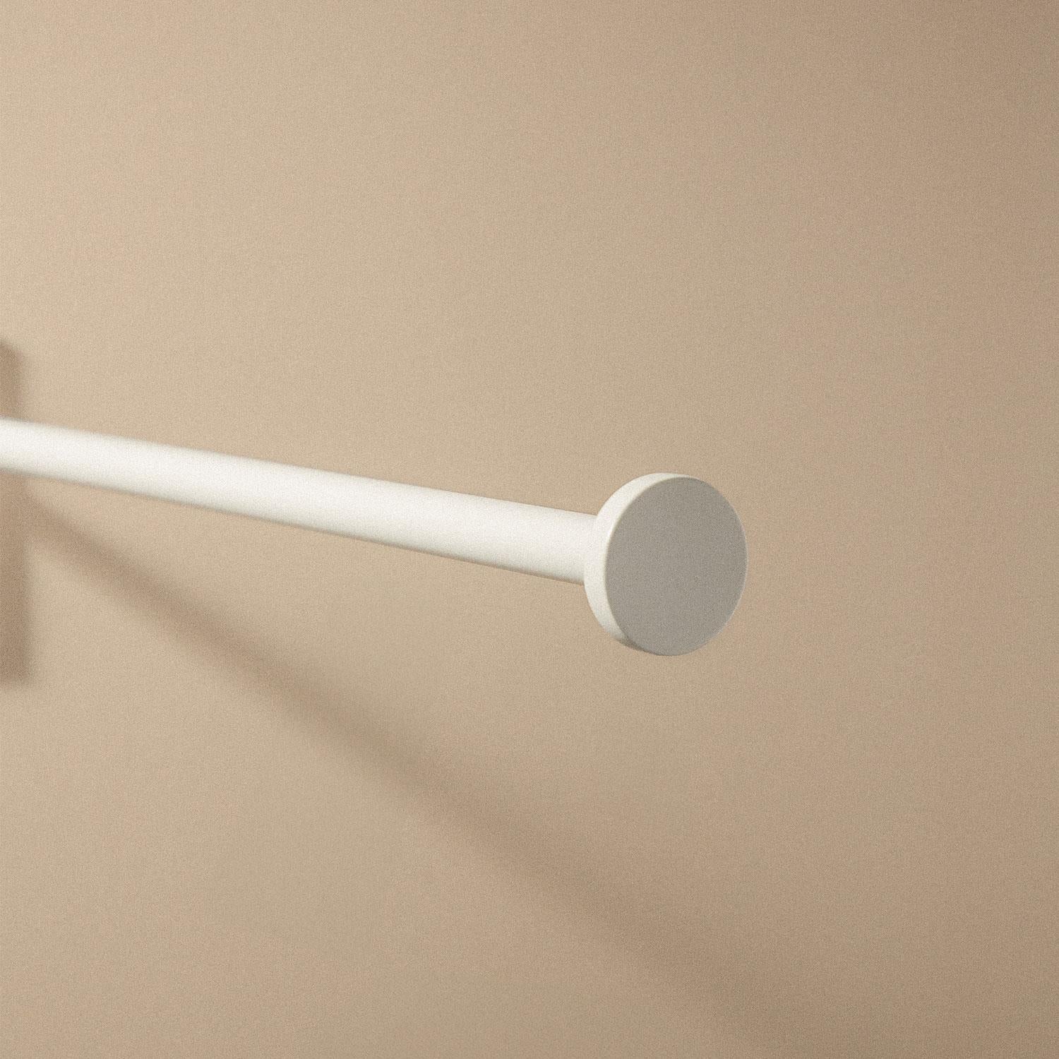Single Arm Towel Rail, 30cm, Self-adhesive, White, Stick Collection