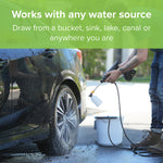 Jet Hawk Cordless Portable Pressure Washer | Green