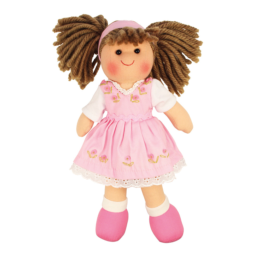 Rose - Small Soft Plush Ragdoll, 28cm Tall