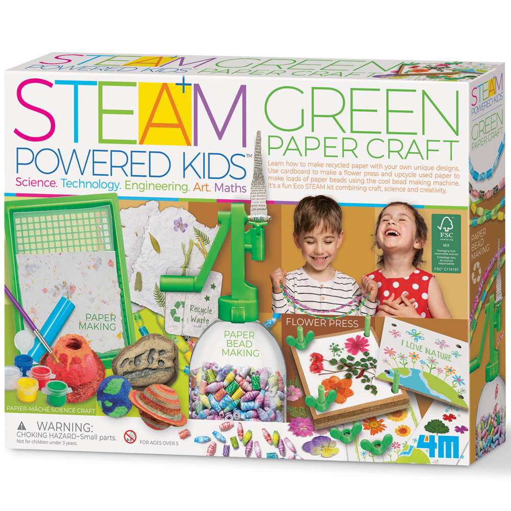 Steam - Green Paper Craft
