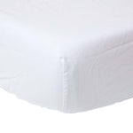 Luxury Linen Deep Fitted Sheet | King | White