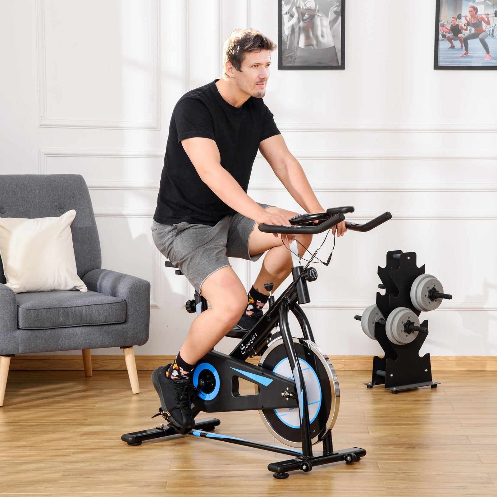 8kg Flywheel Stationary Exercise Bike Indoor Cycling