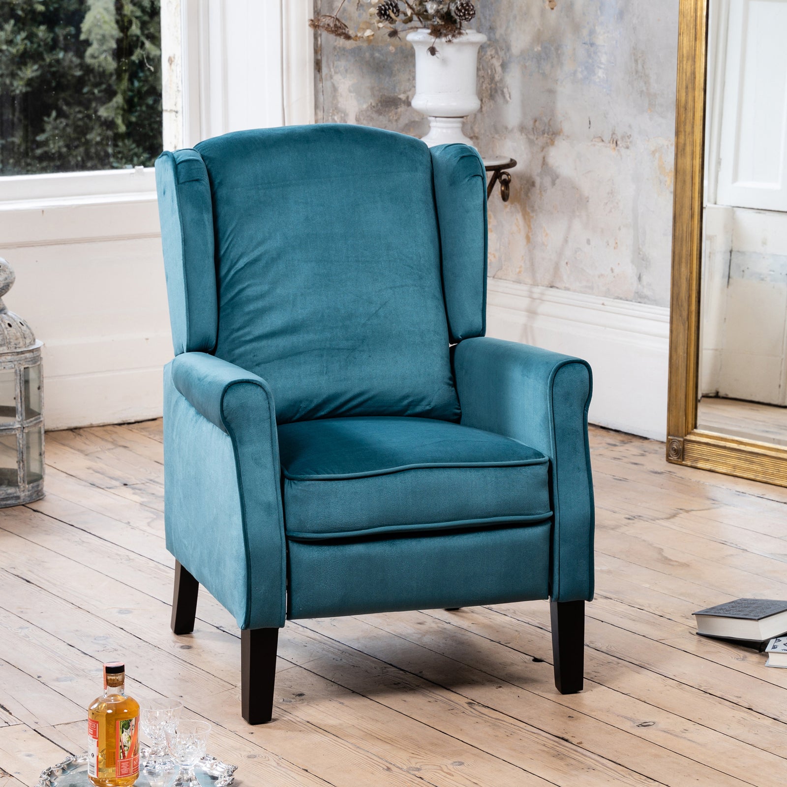 Barksdale Recliner Armchair | Teal