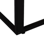 C-shape Side End Table W/ Steel Frame Wide Base | Natura