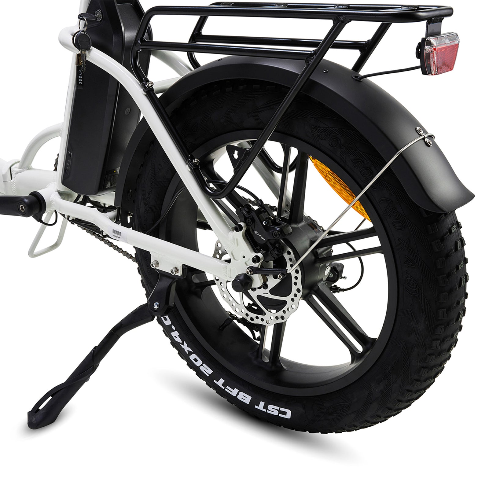 Vester Step 2024 Electric Folding Bike 20 Inch Wheel E-bike | White