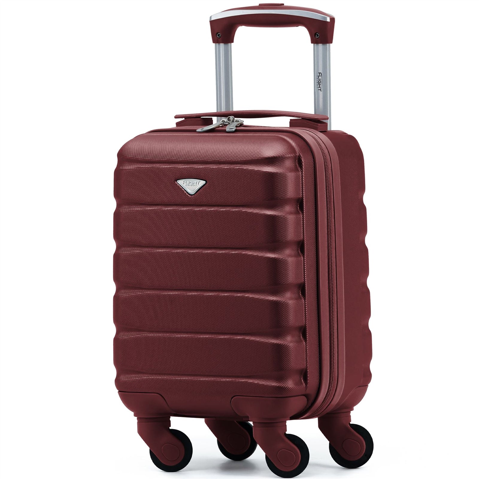40x20x25cm Cabin Carry-on Suitcase - Lightweight, Durable, 4-wheel Luggage - 100+ Airlines Approved | Cabin | Burgundy