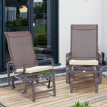 45 X 45cm Garden Chair Cushion With Ties And Zip Seat Pads | Cream