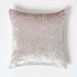 Luxury Crushed Velvet Cushion Cover | 45cm x 45cm | Cream