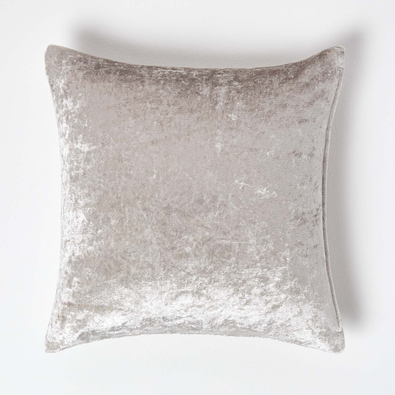Luxury Crushed Velvet Cushion Cover | 45cm x 45cm | Cream