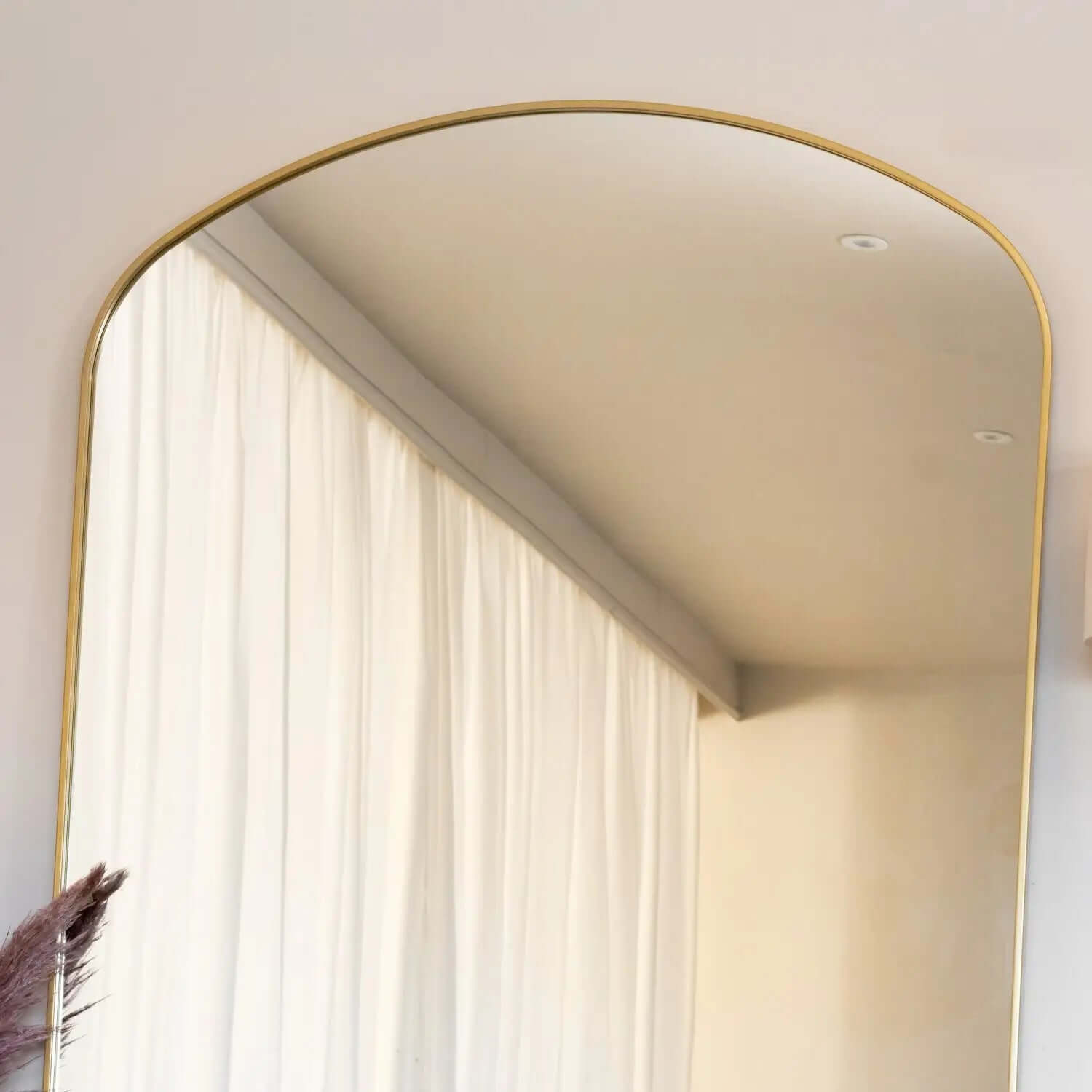 Yōko - Metal Gentle Arch Mirror | 180cm x 105cm | Gold