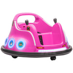 Angry Bird Licensed 12v Kids Bumper Car W/ Joysticks, Remote | Pink