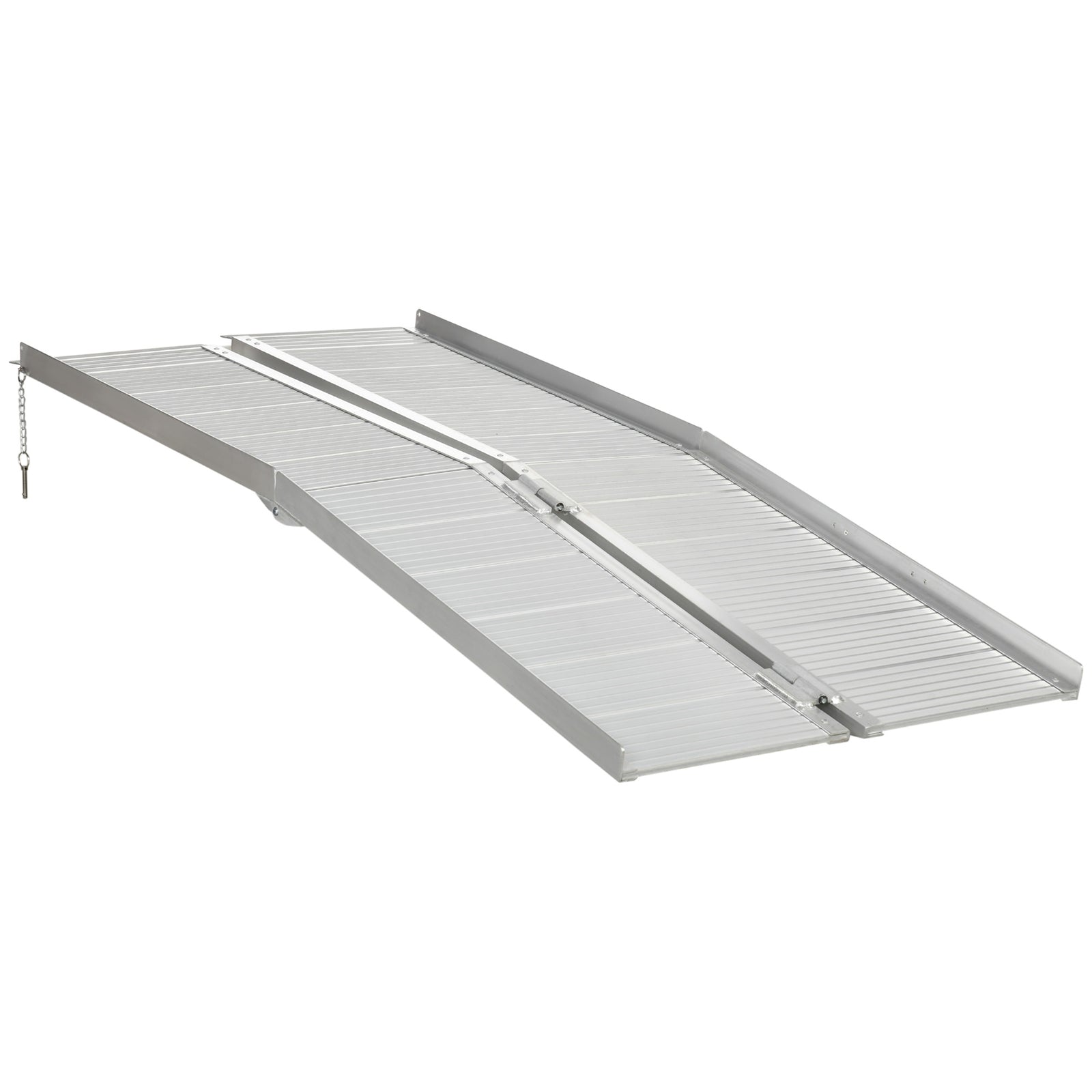 183 X 72 Cm Ramp Aluminum Folding Mobility Scooter Wheelchair Threshold