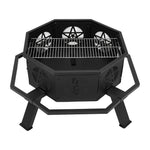 Heavy Duty Wood Burning Octagonal Fire Pit