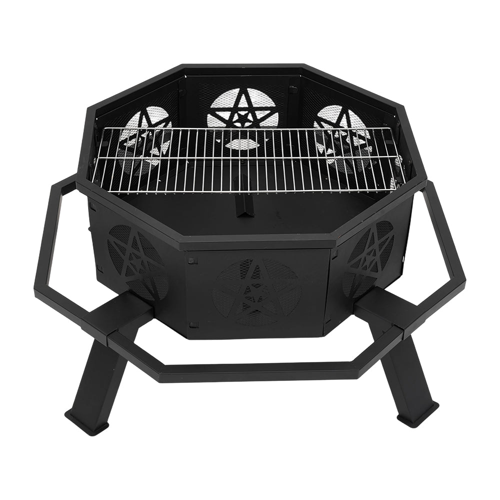 Heavy Duty Wood Burning Octagonal Fire Pit