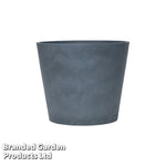 Stone Effect Dark Grey 30.5cm Planter | Set of 1 | Dark Grey