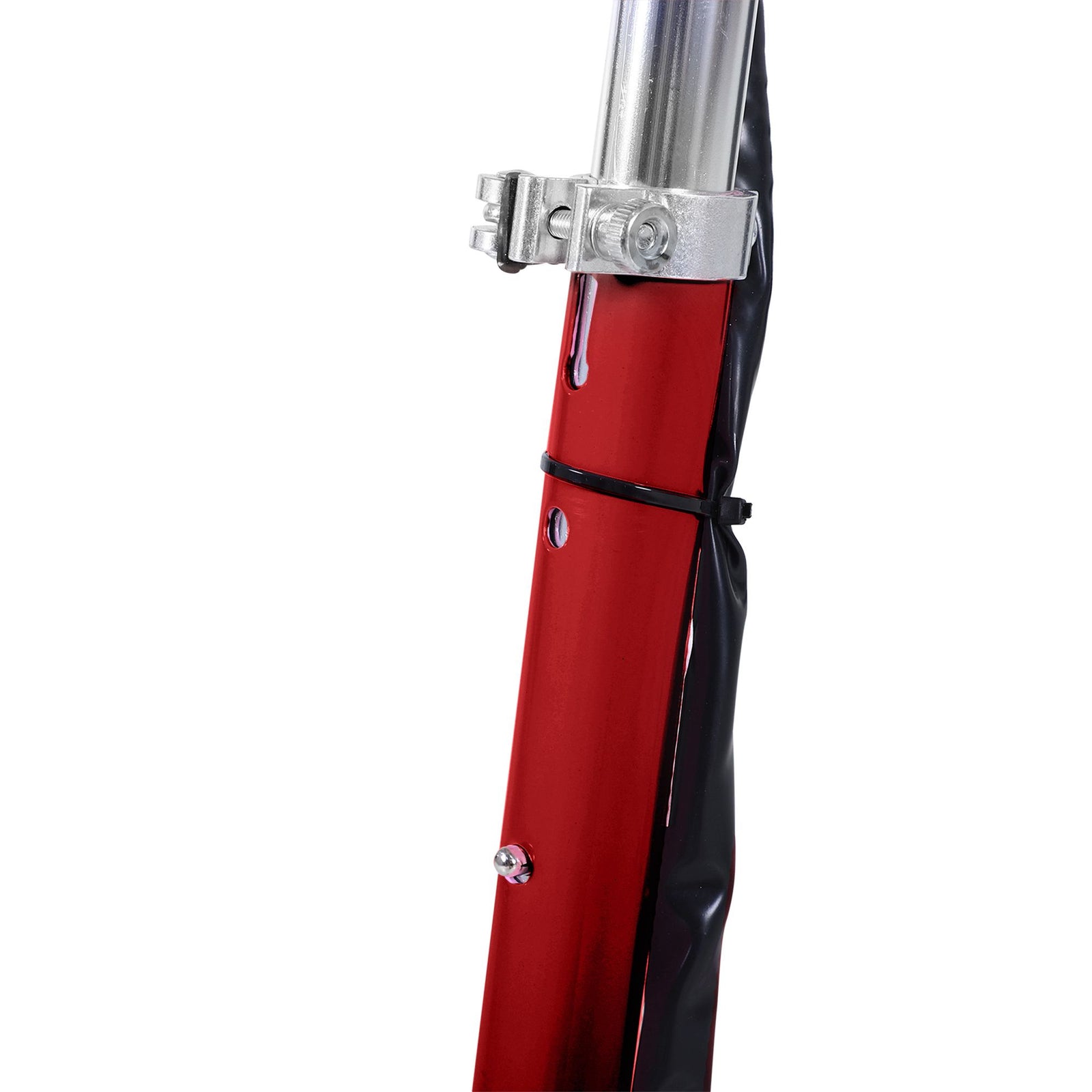 Foldable Powered Scooter With Adjustable Seat And Brake | Red