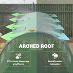 Walk-in Polytunnel Greenhouse With Windows, Garden Tunnel | M | Green
