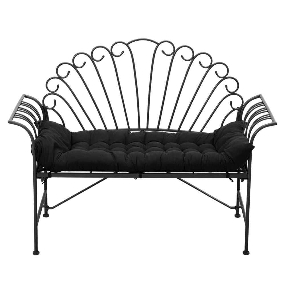 Outdoor Chaise Lounge Cushion Thick Soft And Fade-resistant For Patio Or Pool | Black