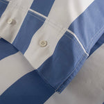 West End Stripe 100% Cotton Duvet Set – Soft & Breathable Bedding | King | Blue