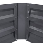Galvanized Steel Raised Garden Bed Planter Box | Large | Grey